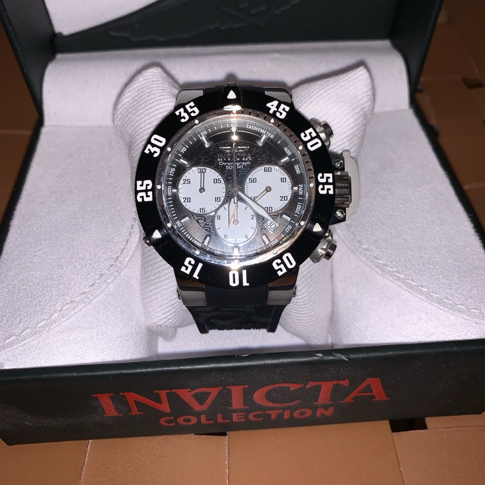 Invicta Subaqua Black and Silver Men’s